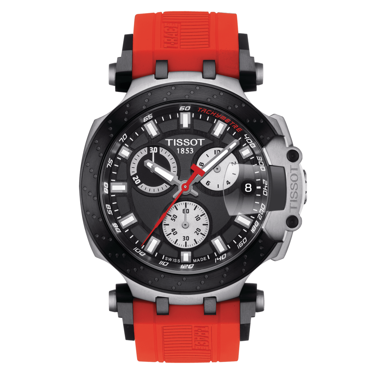 Tissot T-Sport Black Dial Men 43mm