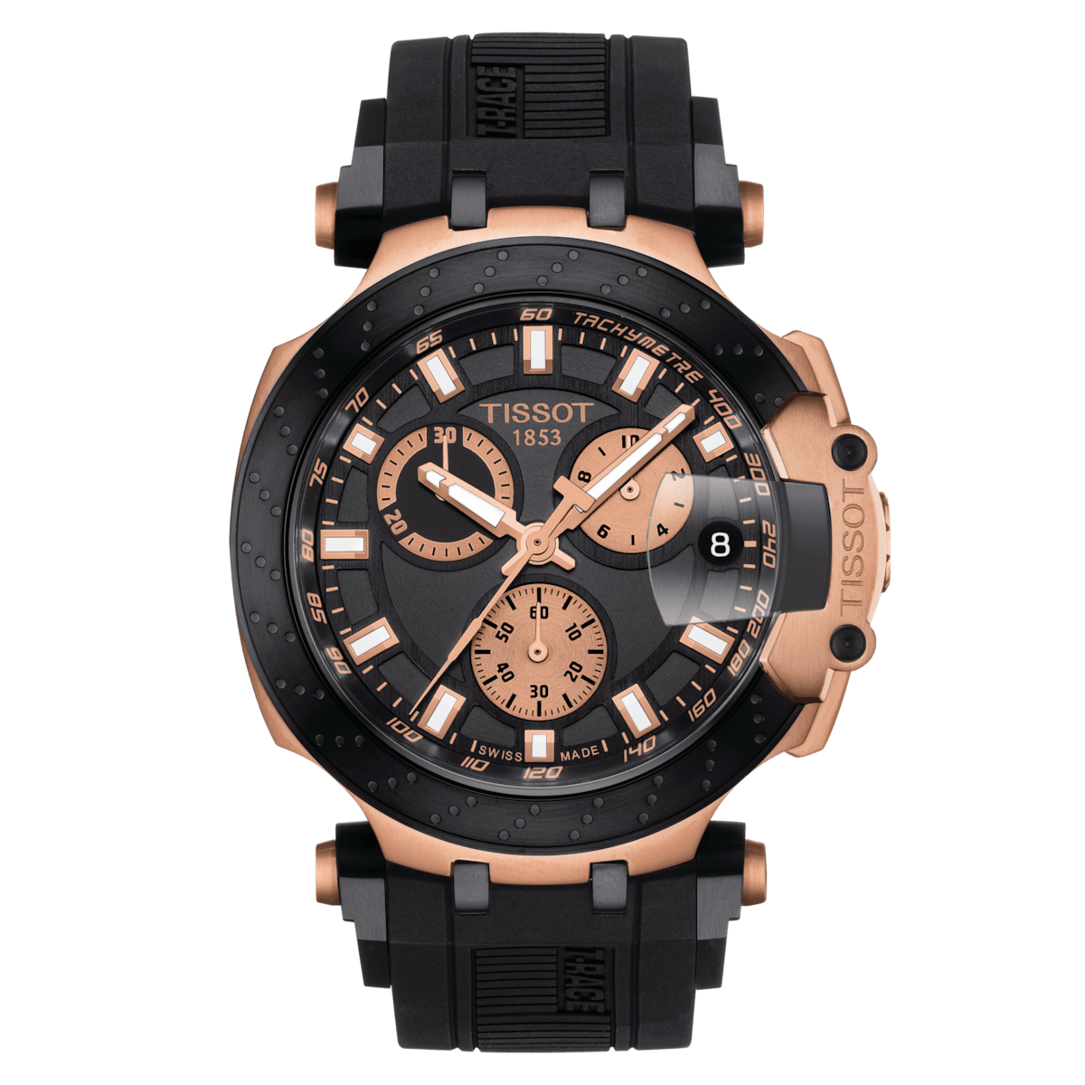 Tissot T-Sport Black Dial Men 43mm