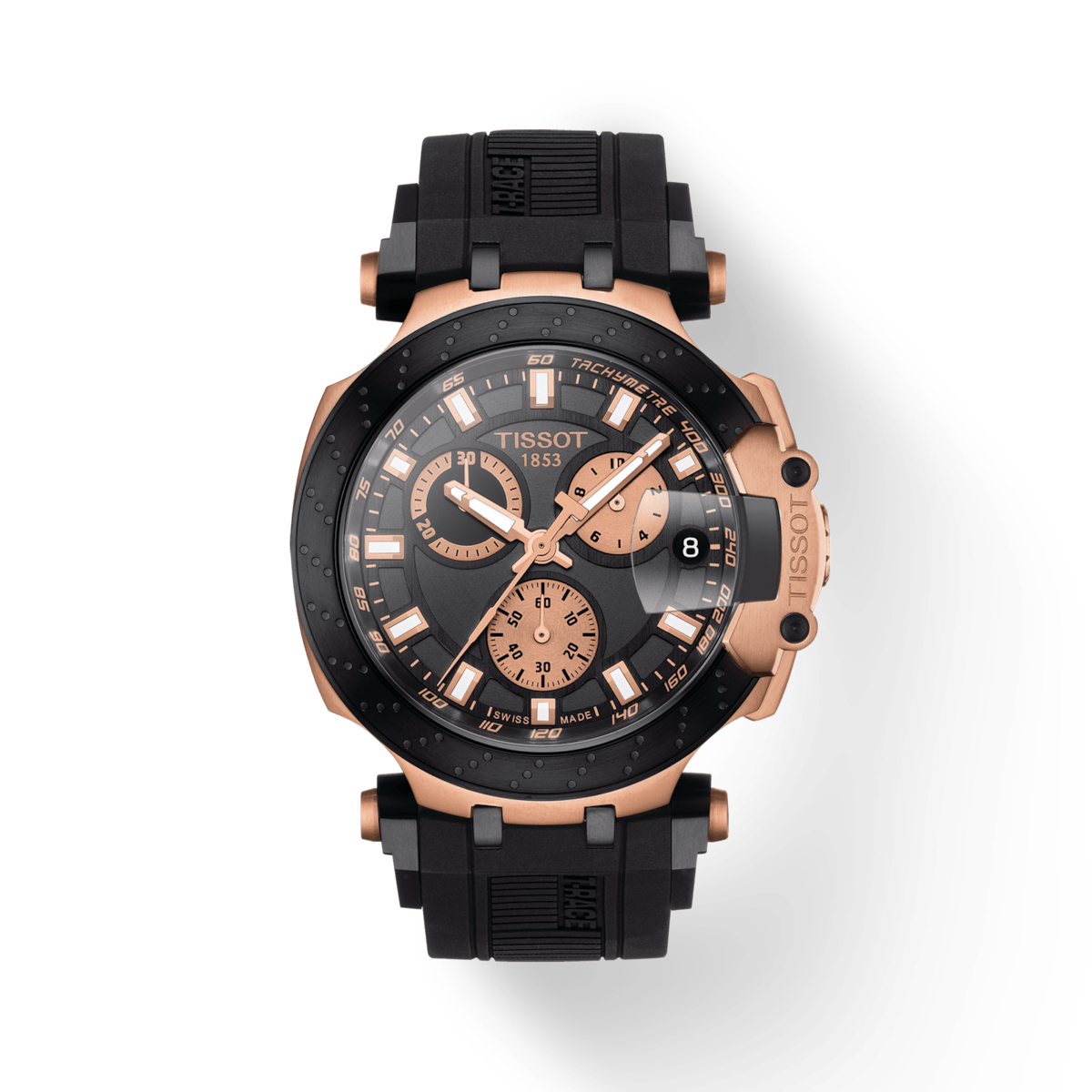 Tissot T-Sport Black Dial Men 43mm