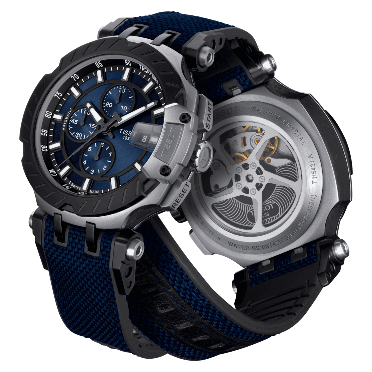 Tissot T-Sport Blue Dial Men 45mm