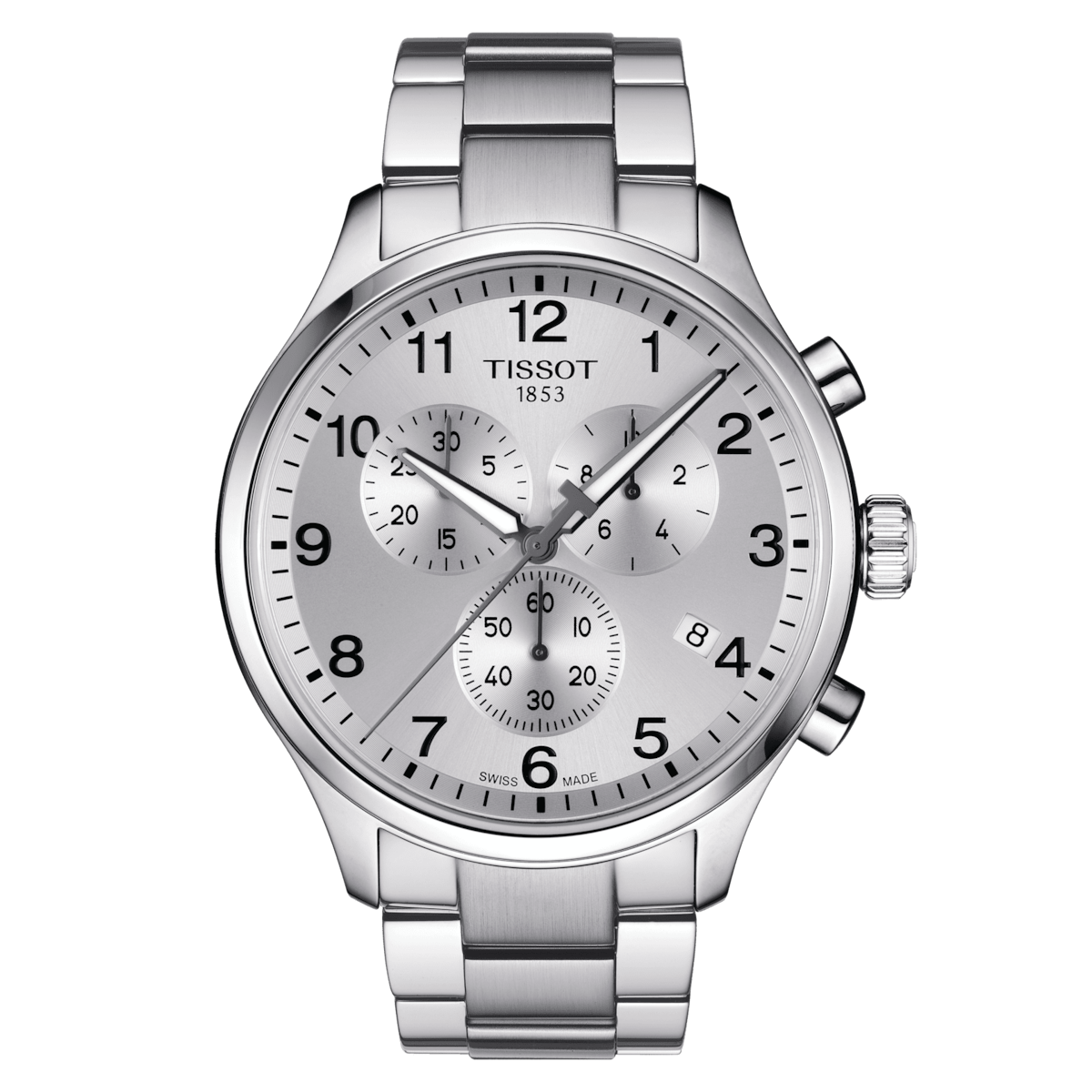 Tissot T-Sport Silver Dial Men 45mm
