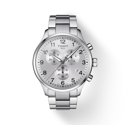 Tissot T-Sport Silver Dial Men 45mm