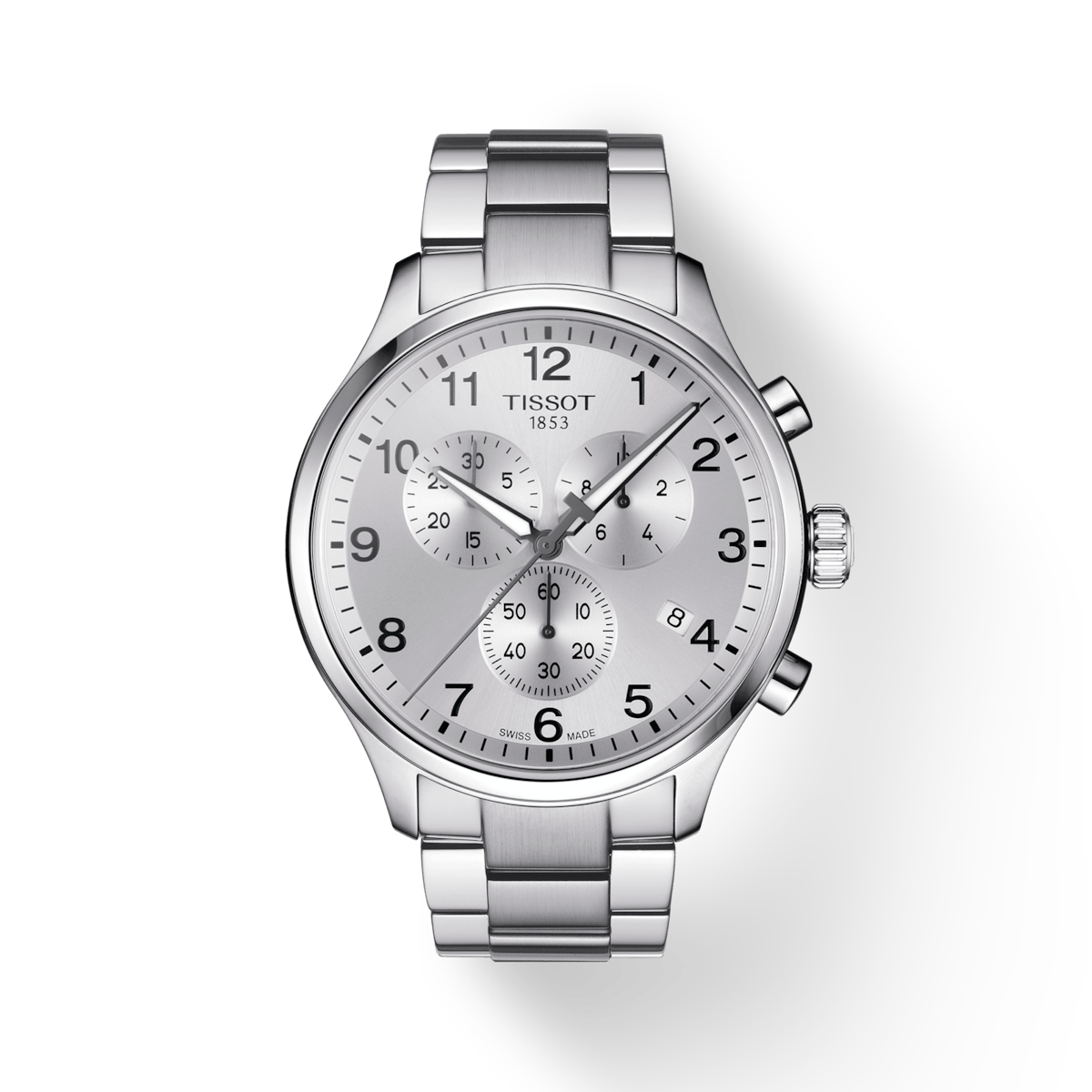 Tissot T-Sport Silver Dial Men 45mm