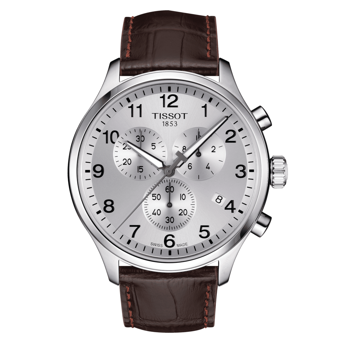 Tissot T-Sport Silver Dial Men 45mm