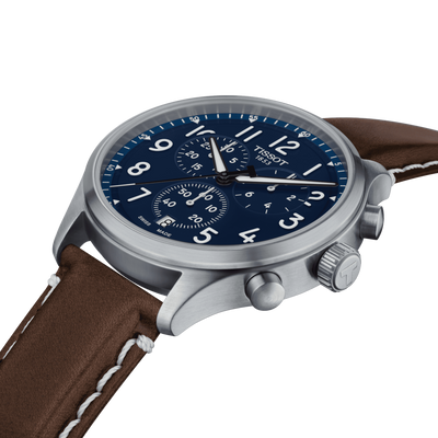 Tissot T-Sport Chrono XL Vintage Blue Dial Men 40mm