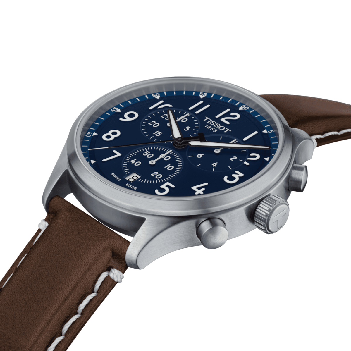 Tissot T-Sport Chrono XL Vintage Blue Dial Men 40mm