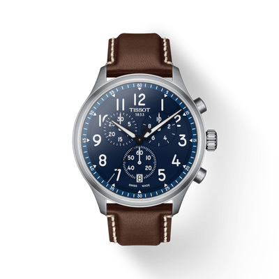 Tissot T-Sport Chrono XL Vintage Blue Dial Men 40mm