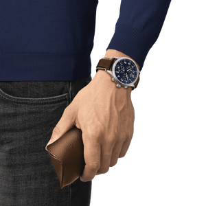 Tissot T-Sport Chrono XL Vintage Blue Dial Men 40mm