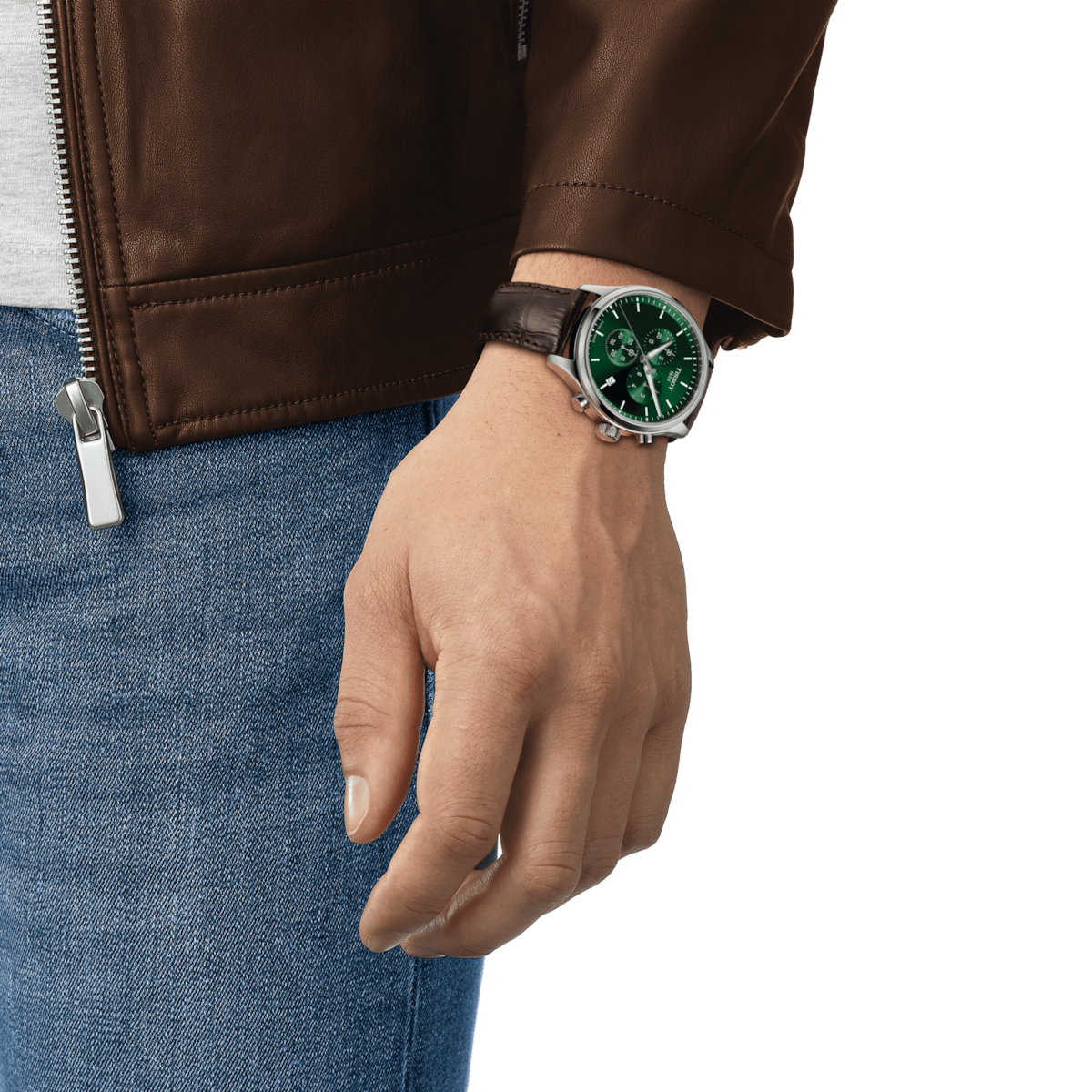 Tissot T-Sport Green Dial Men 45mm
