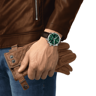 Tissot T-Sport Green Dial Men 45mm
