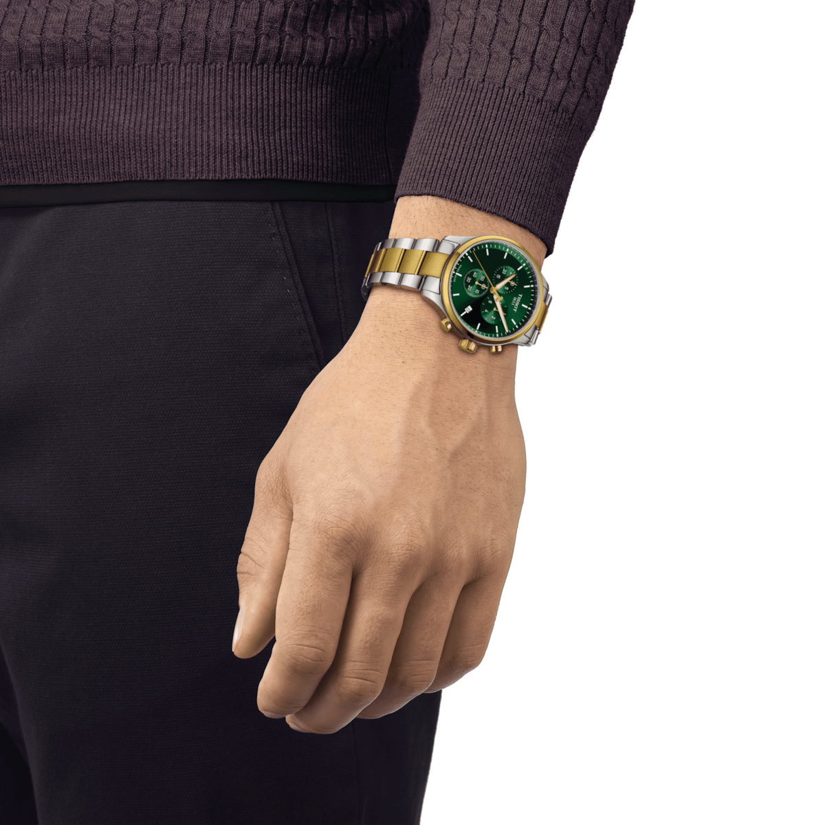 Tissot T-Sport Green Dial Men 45mm