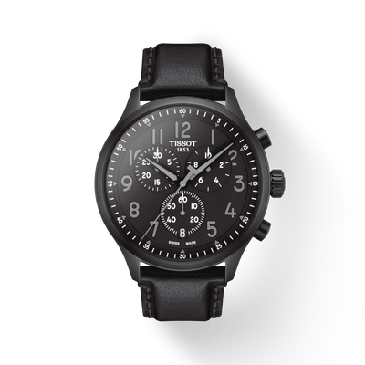 Tissot T-Sport Chrono XL Vintage Black Dial Men 45mm