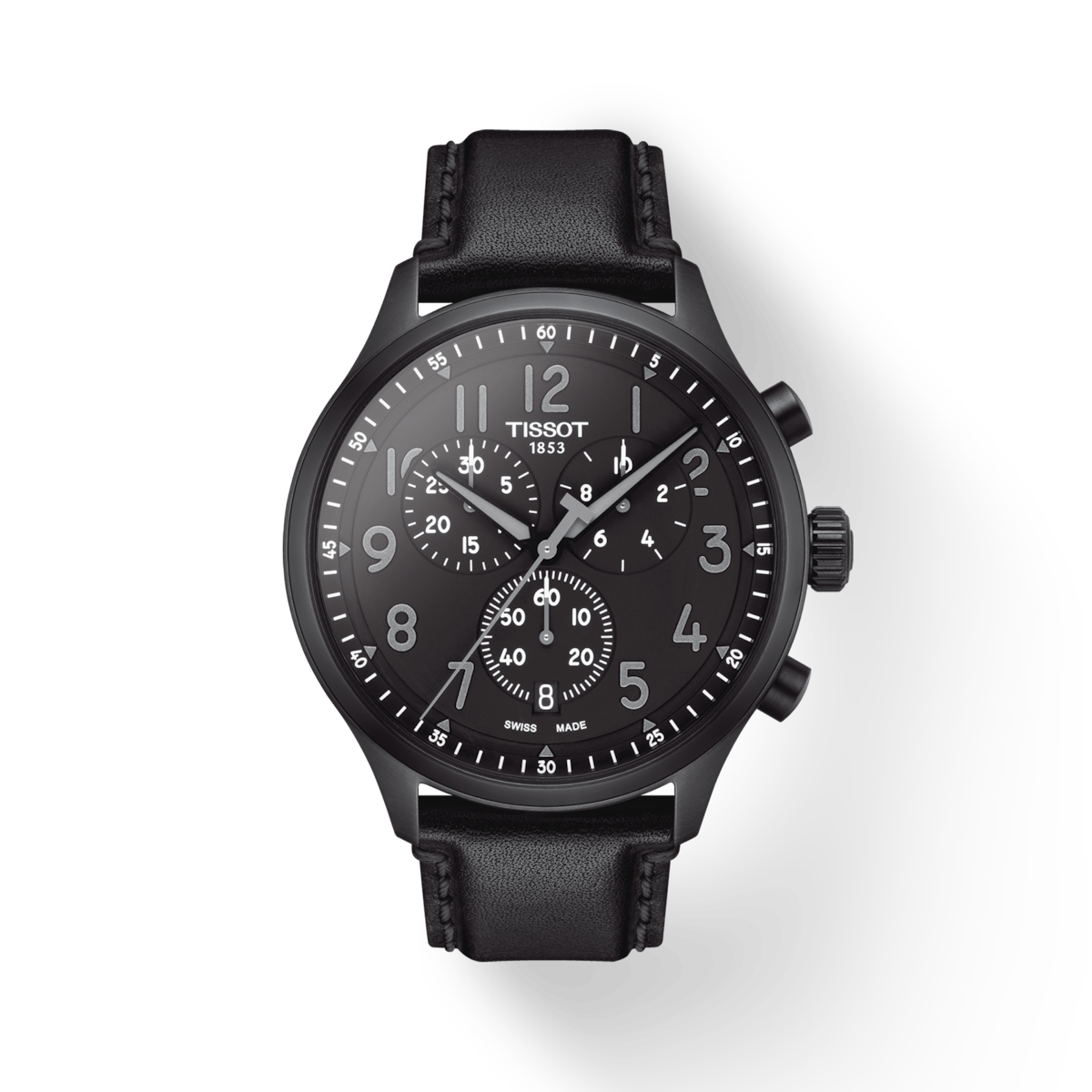Tissot T-Sport Chrono XL Vintage Black Dial Men 45mm