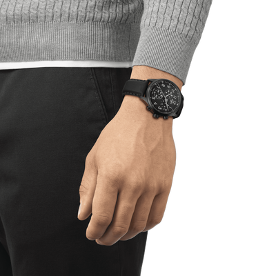 Tissot T-Sport Chrono XL Vintage Black Dial Men 45mm