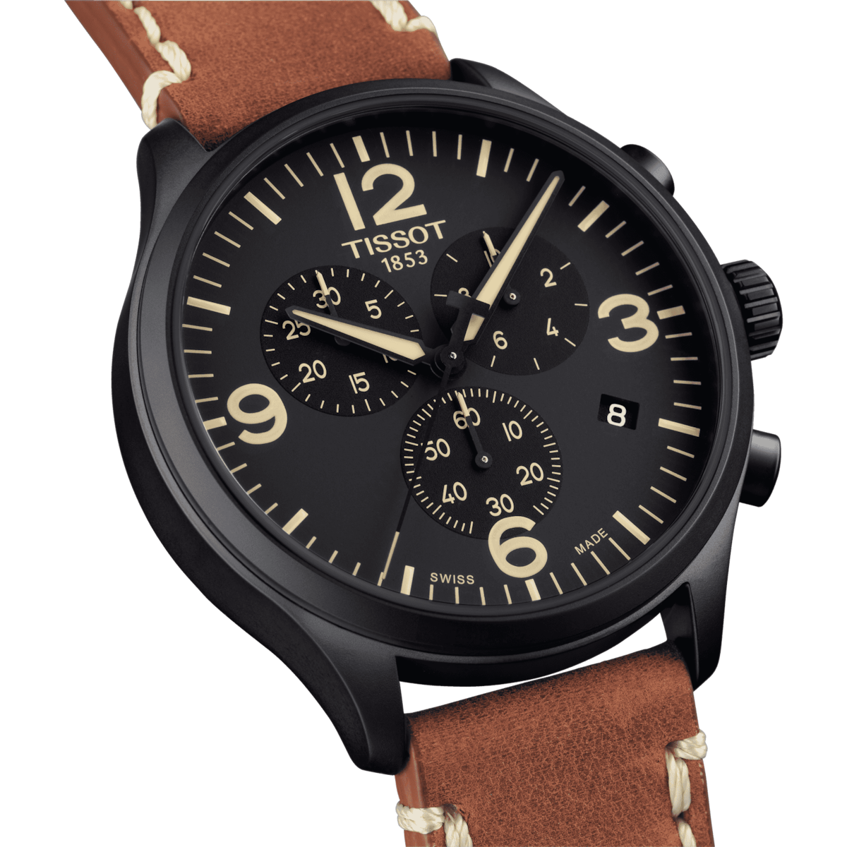 Tissot T-Sport Black Dial Men 45mm