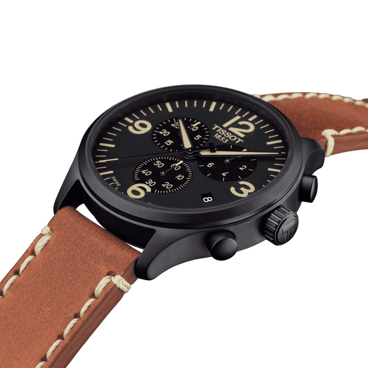 Tissot T-Sport Black Dial Men 45mm