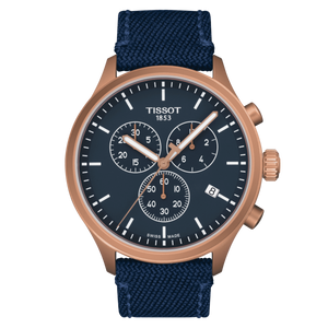 Tissot T-Sport Chrono XL Blue Dial Men 45mm