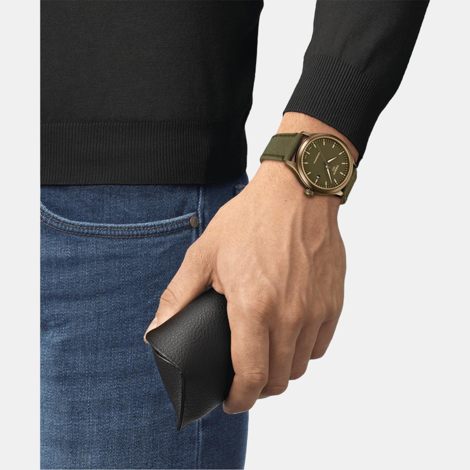 Gent Xl Men Analog Leather Watch T1164073709100