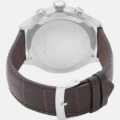 Chrono Xl Men Chronograph Leather Watch T1166171603700