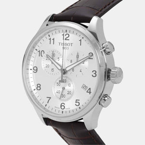Chrono Xl Men Chronograph Leather Watch T1166171603700