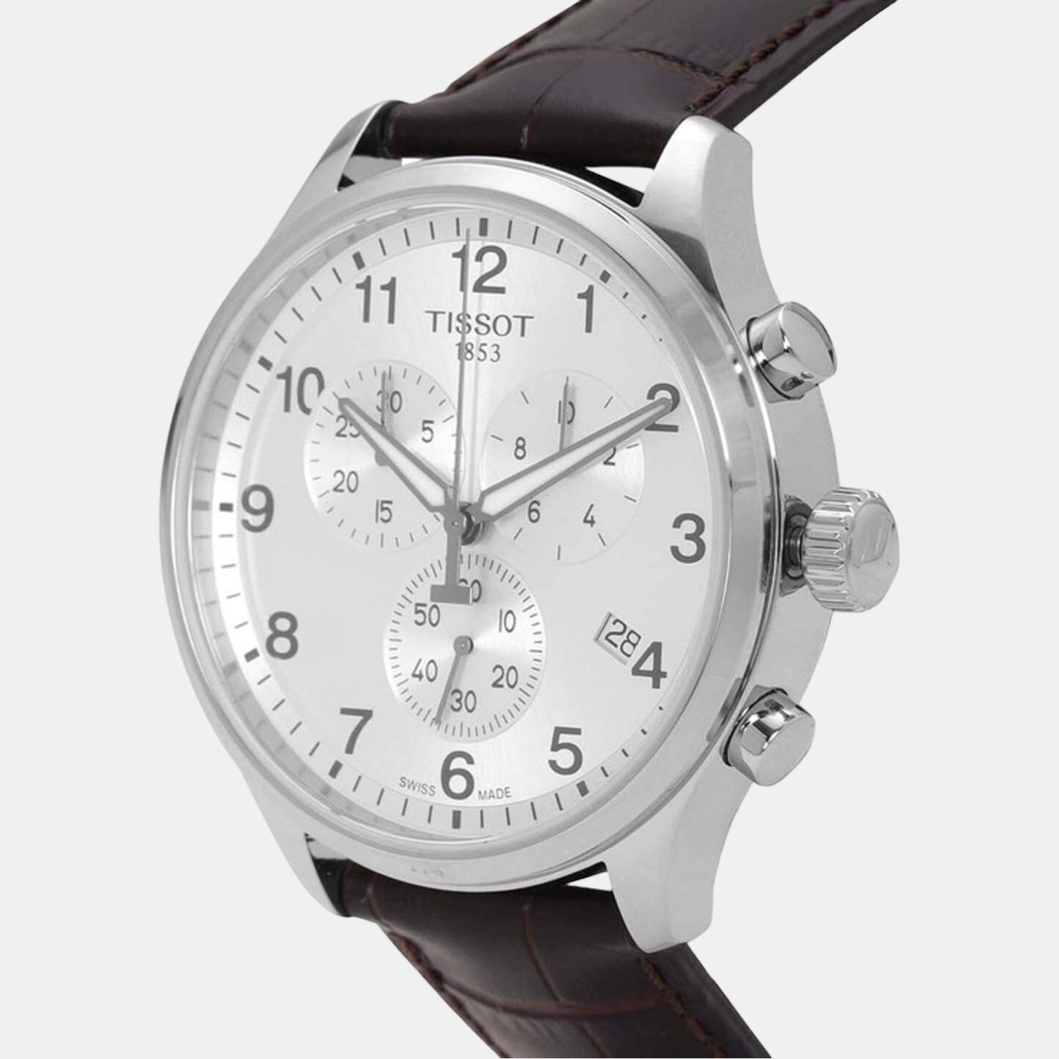 Chrono Xl Men Chronograph Leather Watch T1166171603700