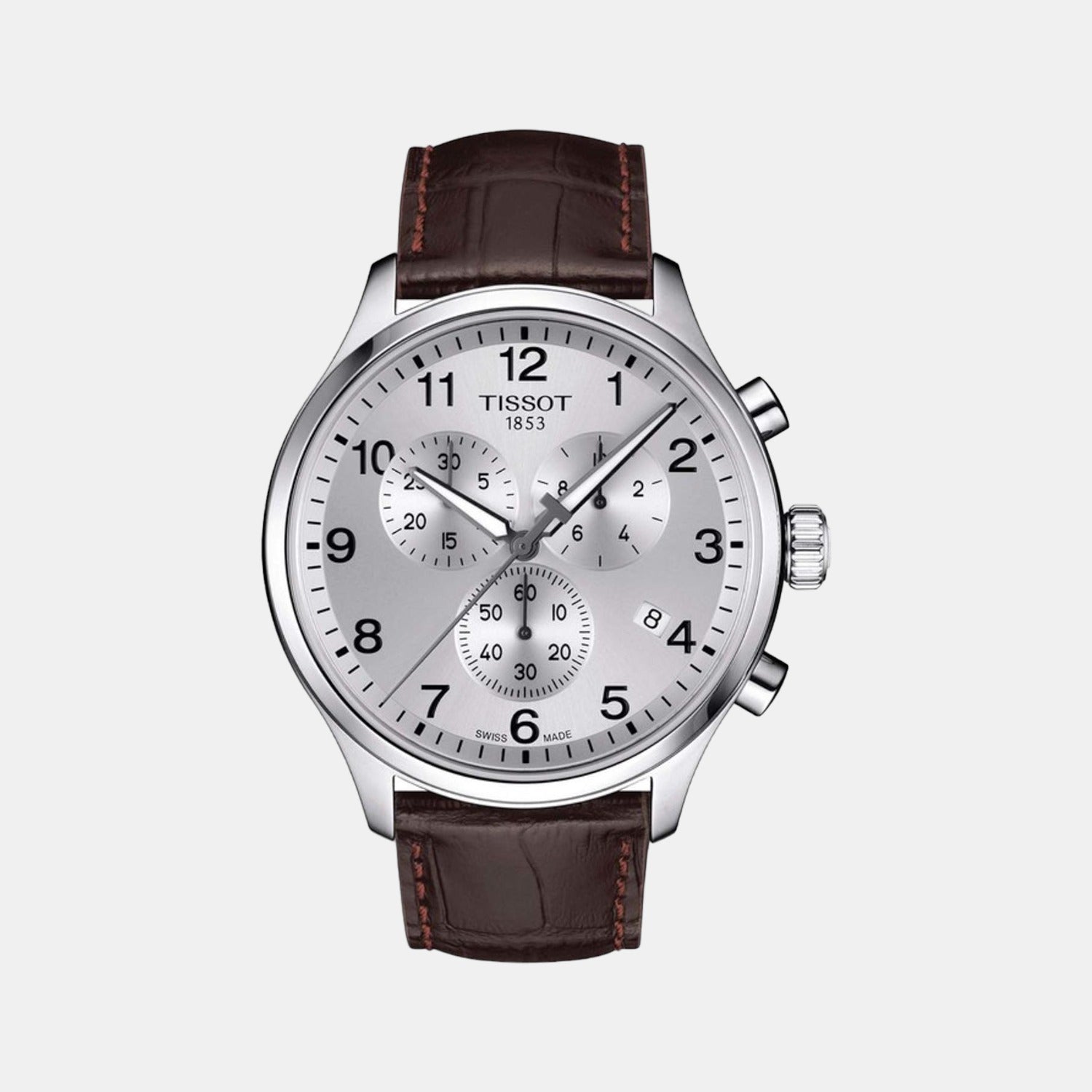 Chrono Xl Men Chronograph Leather Watch T1166171603700