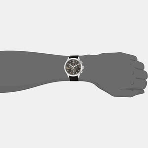Chrono Xl Classic Men Quartz Black Dial Chronograph Leather Watch T1166171605700