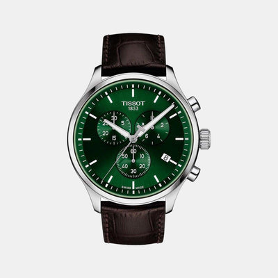 Chrono Xl Men Leather Watch T1166171609100