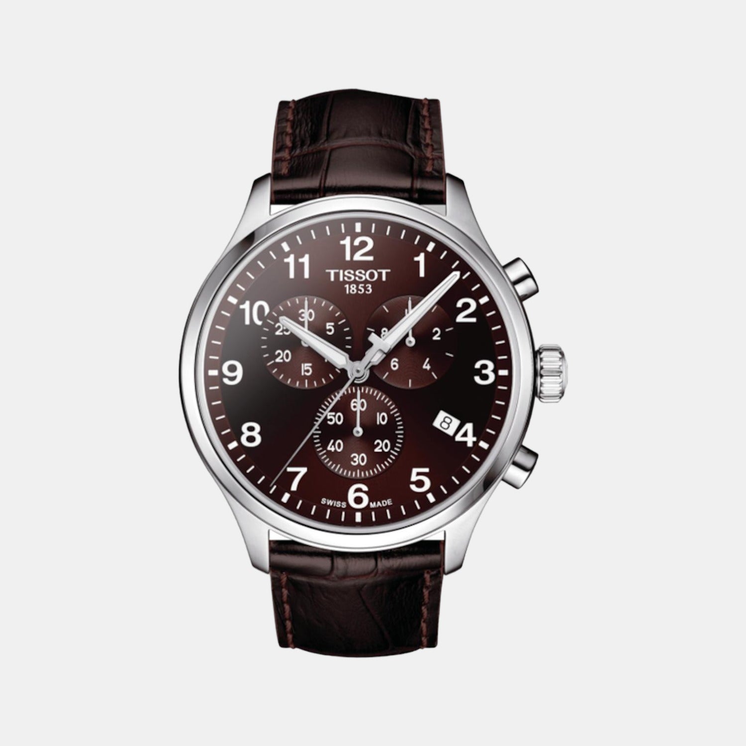 Chrono Xl Men Leather Watch T1166171629700