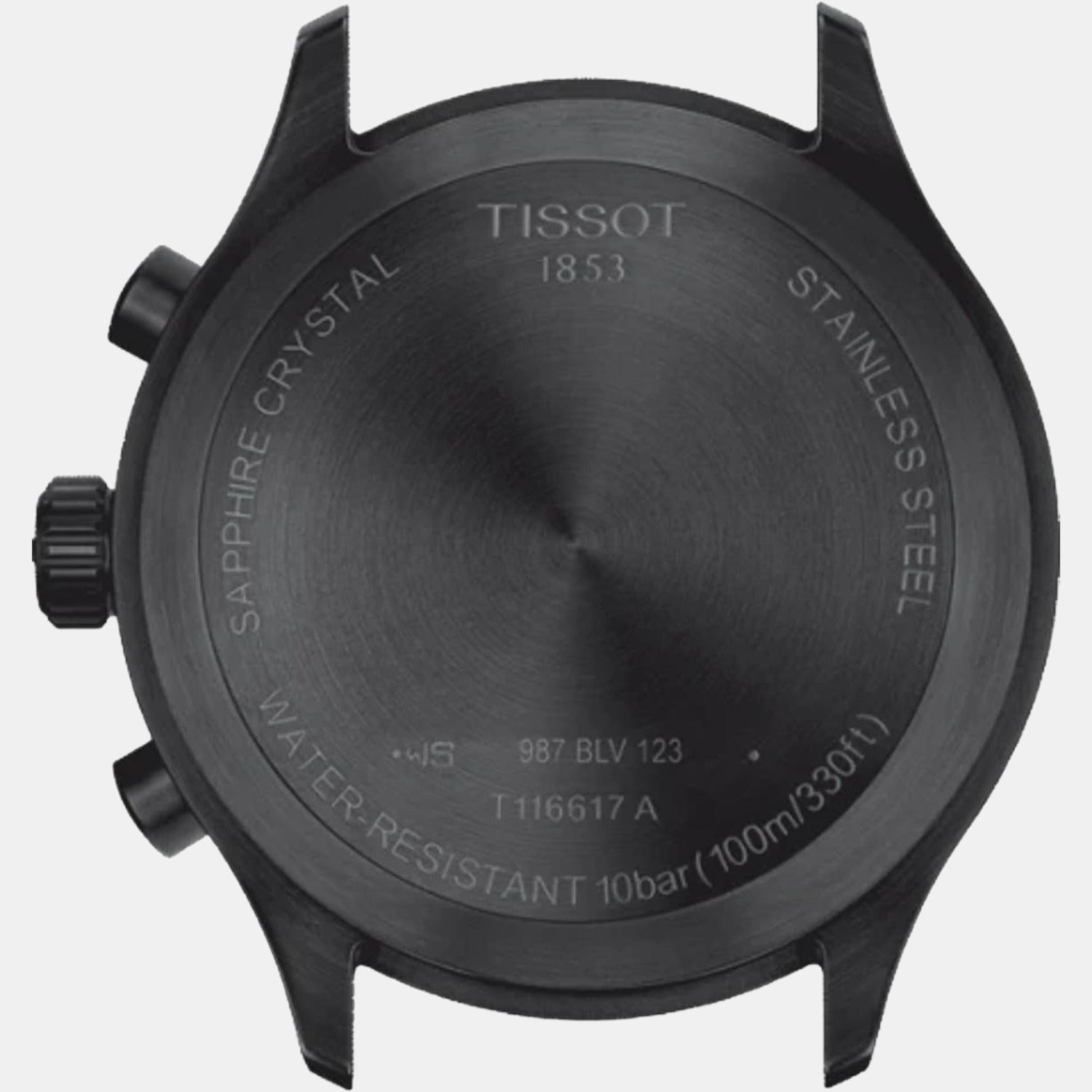 Chrono Xl Vintage Men's Black Leather Watch T1166173605200