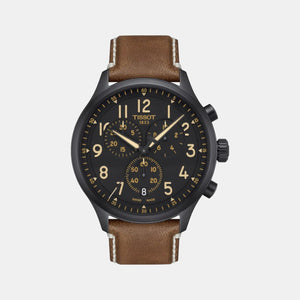 Chrono Xl Men Leather Watch T1166173605203