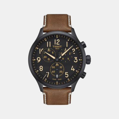 Chrono Xl Men Leather Watch T1166173605203