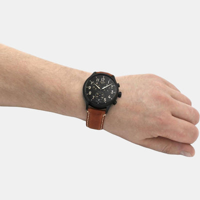 Chrono Xl Men Leather Watch T1166173605203