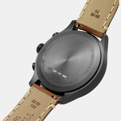 Chrono Xl Men Leather Watch T1166173605203