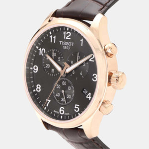 Chrono Xl Men Leather Watch T1166173605701