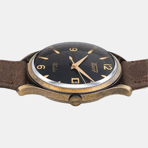 Heritage Visodate Men Analog Leather Watch T1184103605700