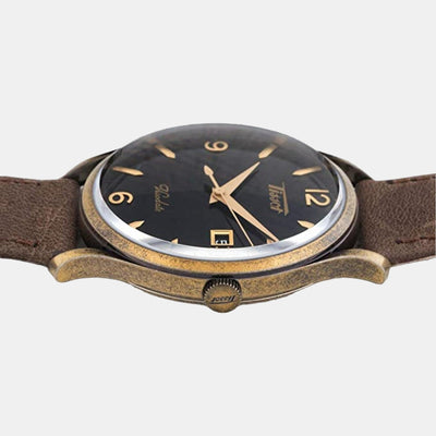 Heritage Visodate Men Analog Leather Watch T1184103605700