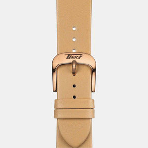 Heritage Visodate Men Quartz Silver Opalin Dial Analog Leather Watch T1184103627701