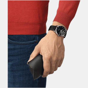 Heritage Visodate Men Analog Leather Watch T1184301605100