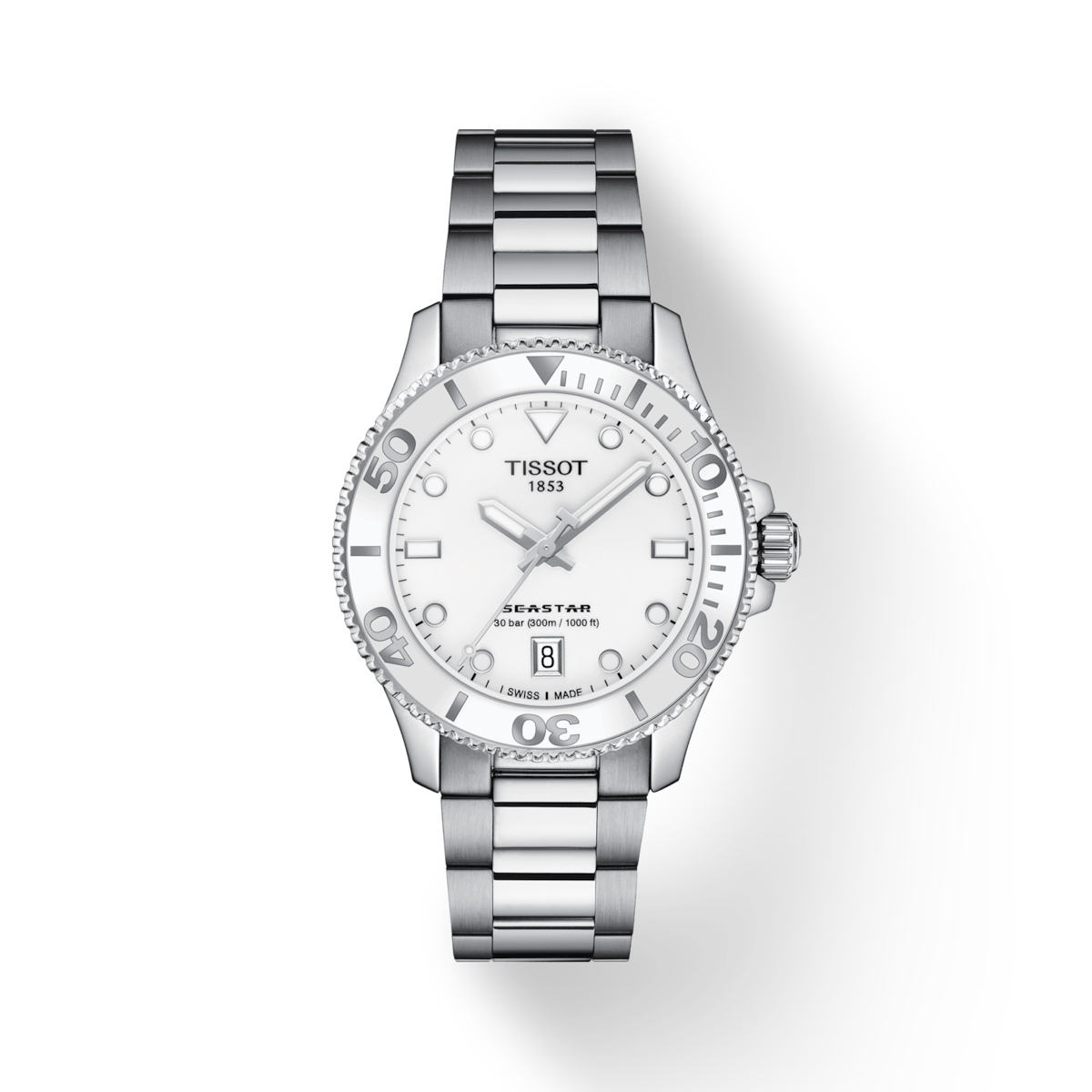 Tissot T-Sport White Dial Women 36mm