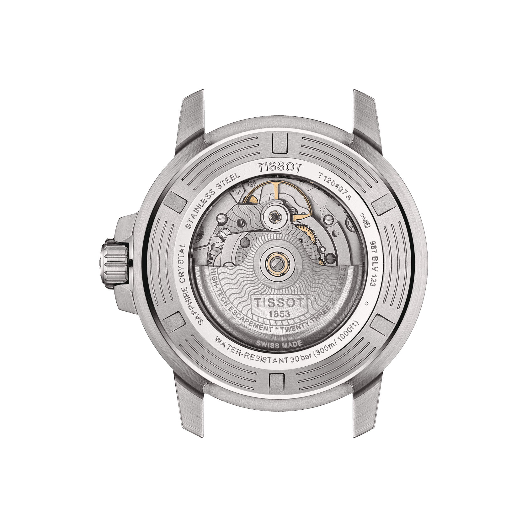 Tissot T-Sport Black & Blue Dial Men 43mm