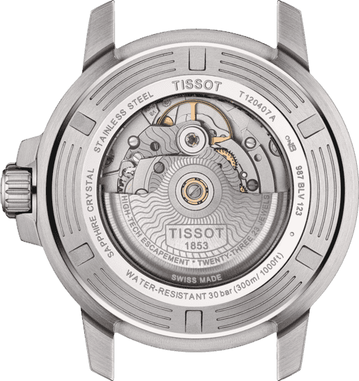 Tissot T-Sport Black & Blue Dial Men 43mm