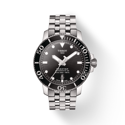 Tissot T-Sport Black Dial Men 43mm
