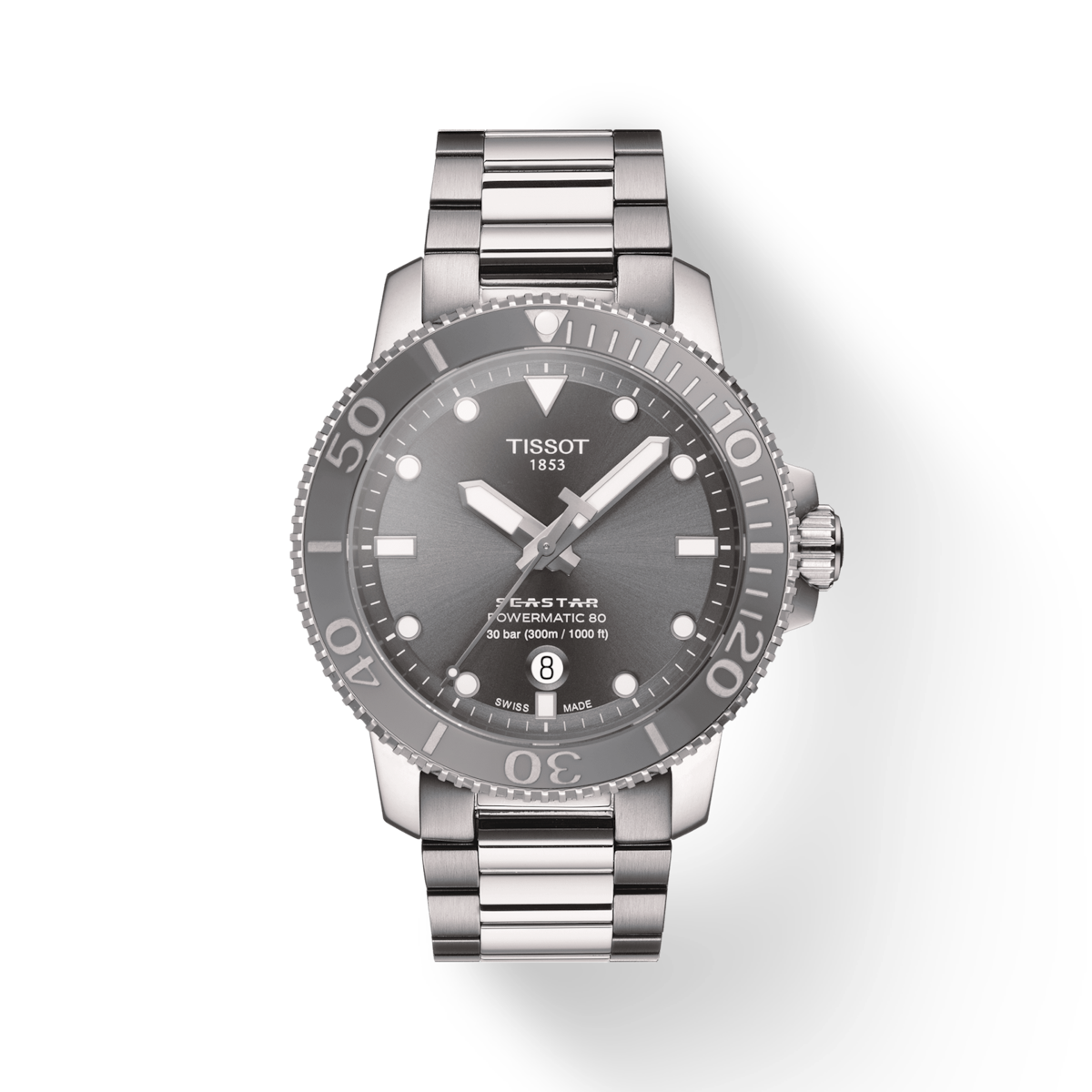 Tissot T-Sport Grey Dial Men 43mm