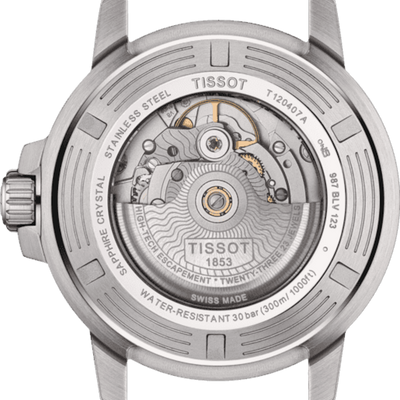 Tissot T-Sport Black & Green Dial Men 43mm
