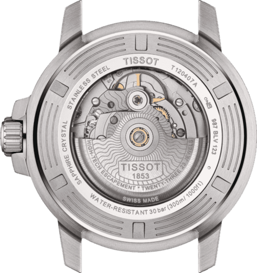 Tissot T-Sport Black & Green Dial Men 43mm T1204071109101