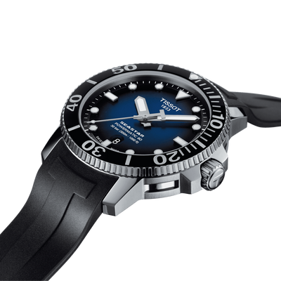 Tissot T-Sport Black & Blue Dial Men 43mm