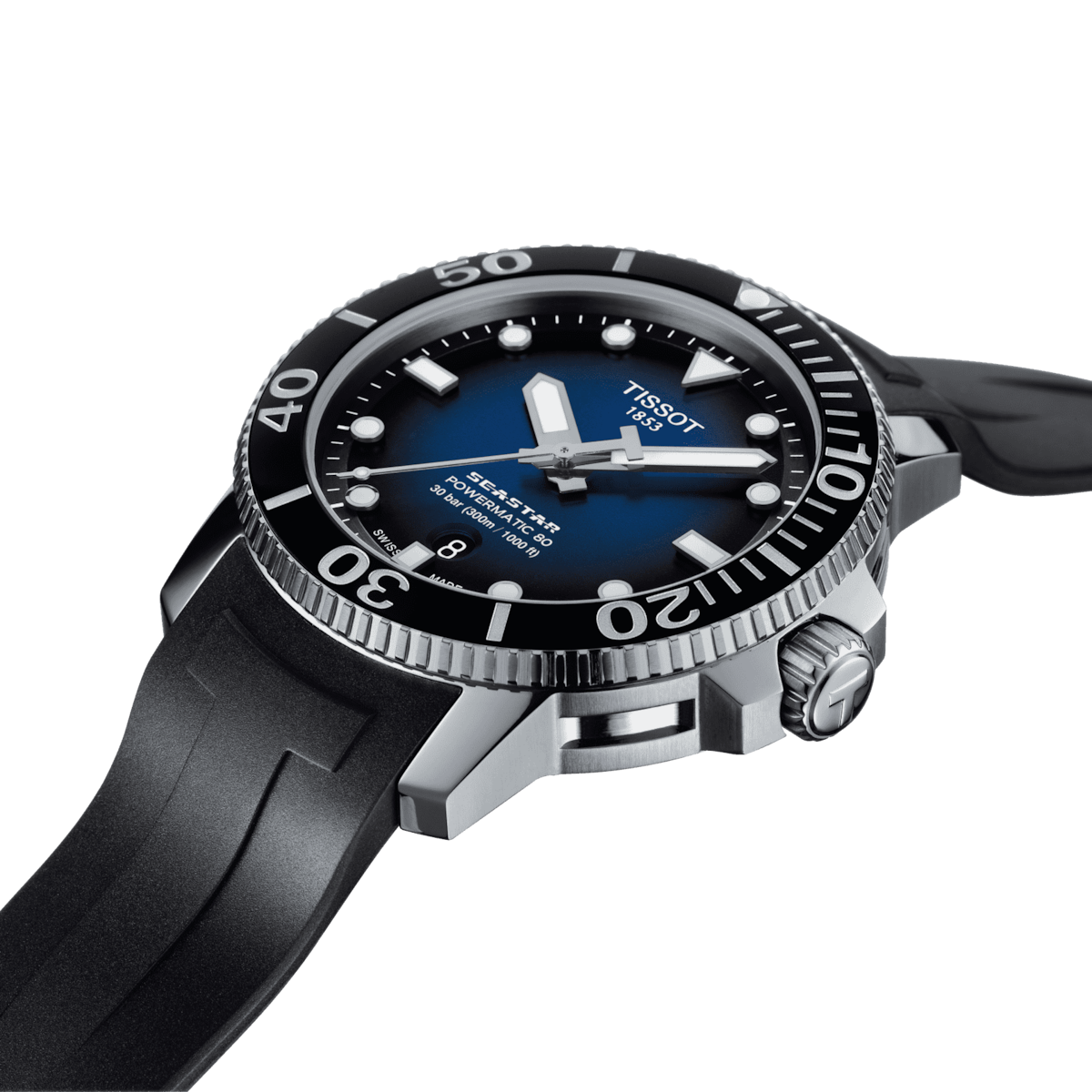 Tissot T-Sport Black & Blue Dial Men 43mm