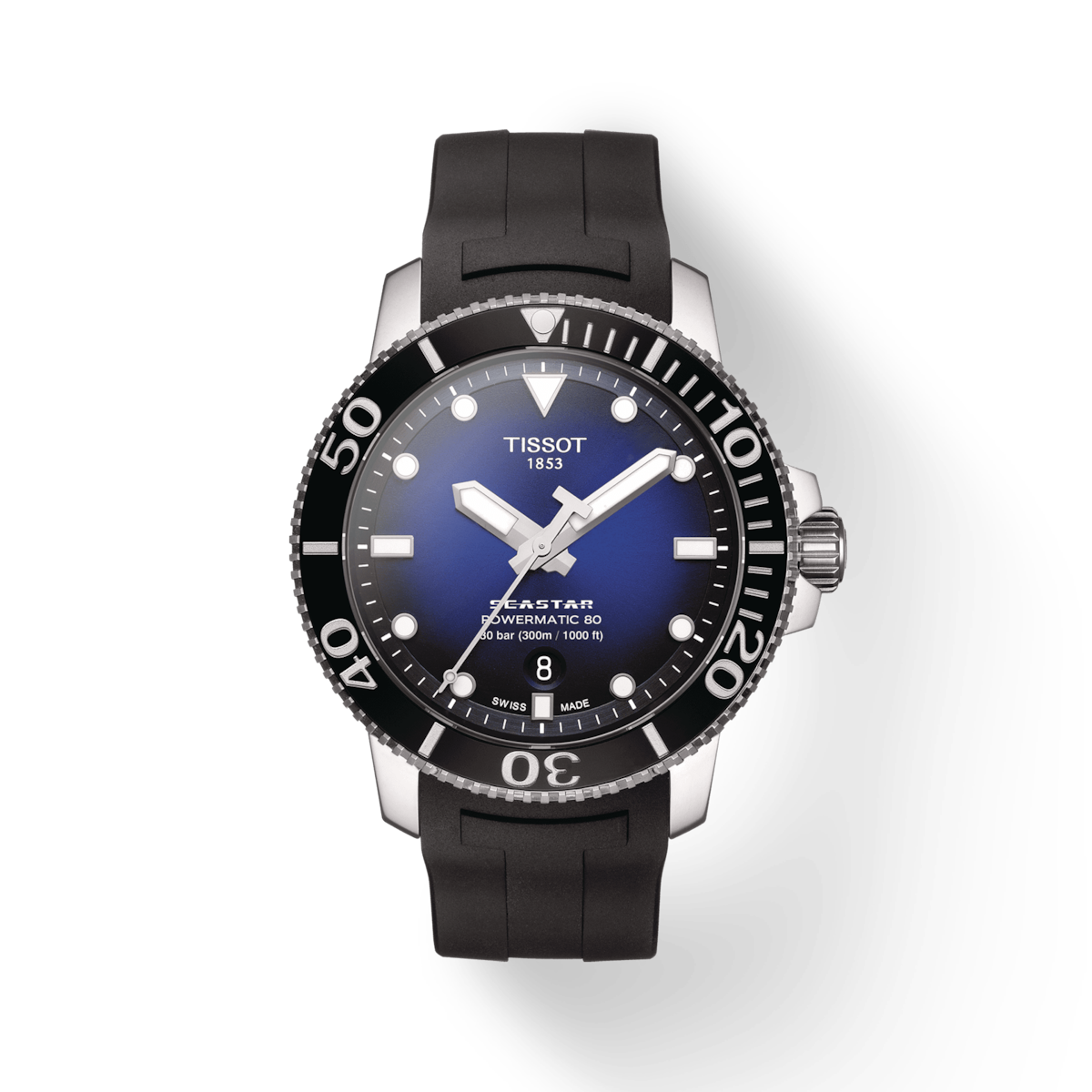 Tissot T-Sport Black & Blue Dial Men 43mm
