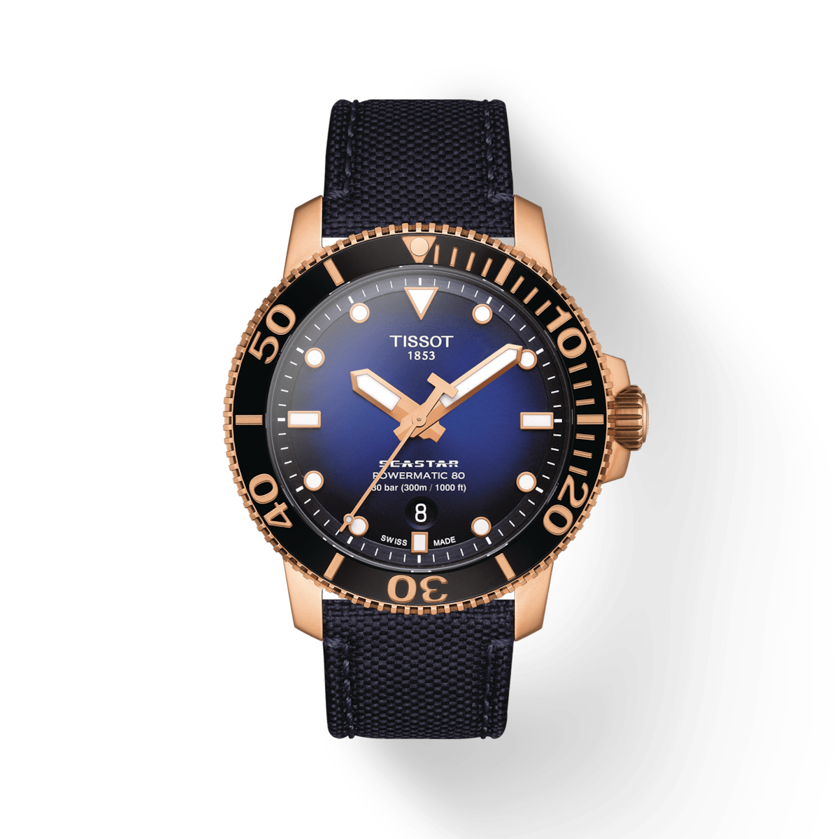 Tissot T-Sport Black & Blue Dial Men 43mm